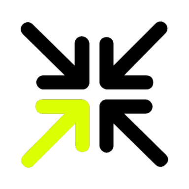 The IMPCT mark: four arrows converging to a center